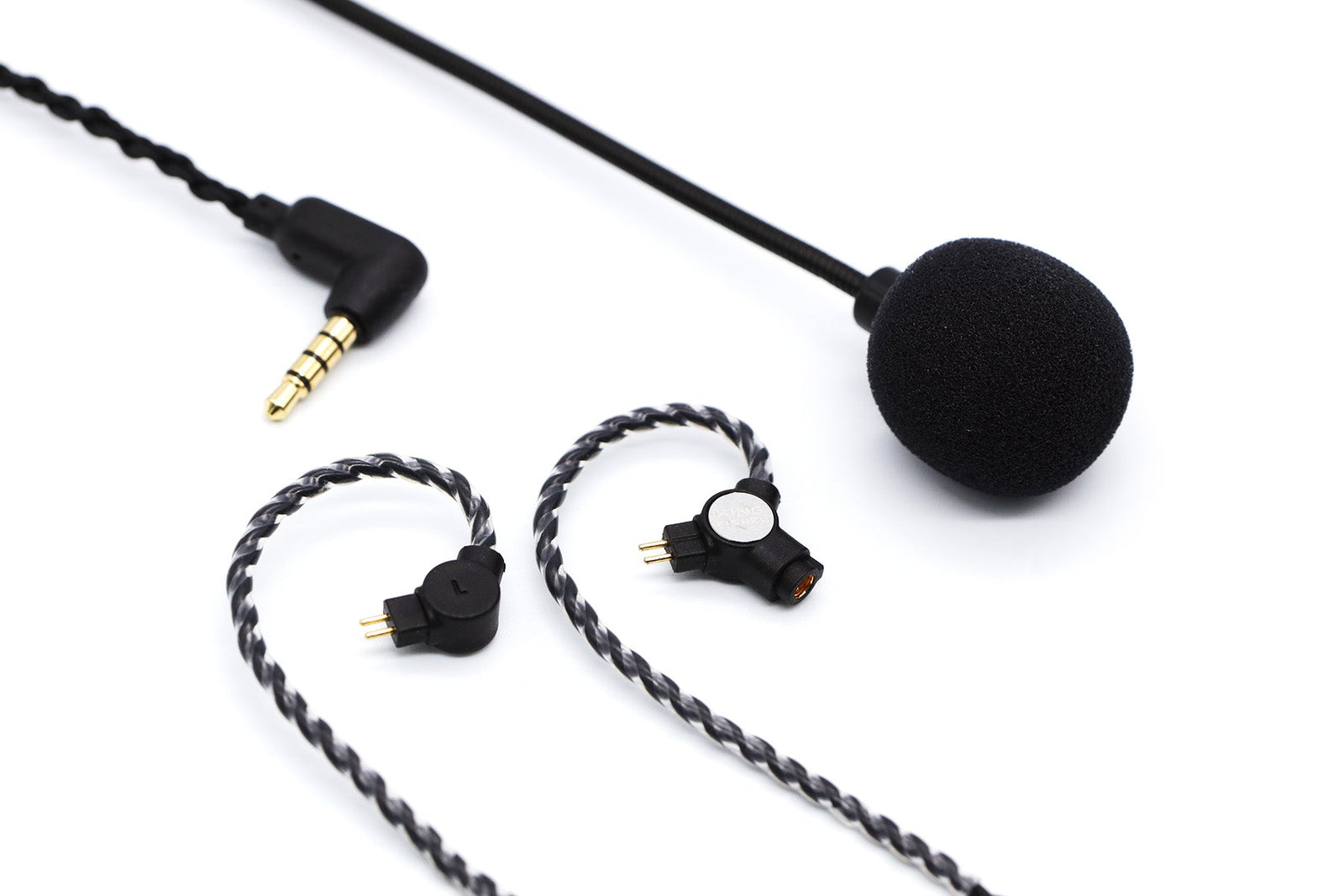 Ethos MKIII Pro-Gaming silver-plated copper IEM cable with recording-grade microphone