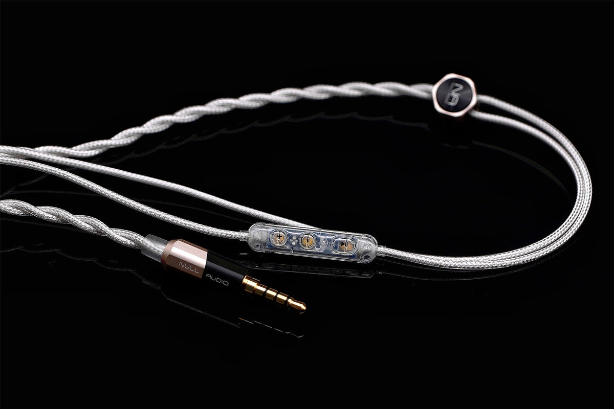 Ethos MKVI cable with a rose-gold player plug