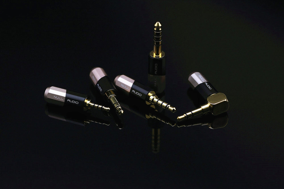 Ethos MKVI black and rose-gold player plugs