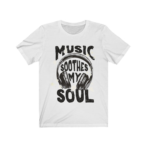 Music Soothes my soul Headphone Short Sleeve Tee - Null Audio